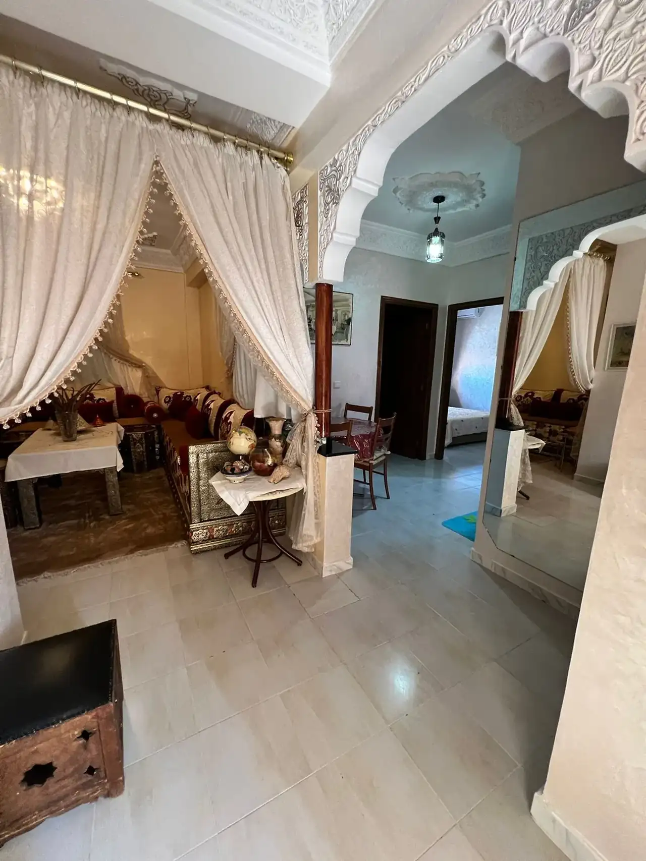 Appartement à louer à Marrakech, situé au troisième étage, avec deux chambres